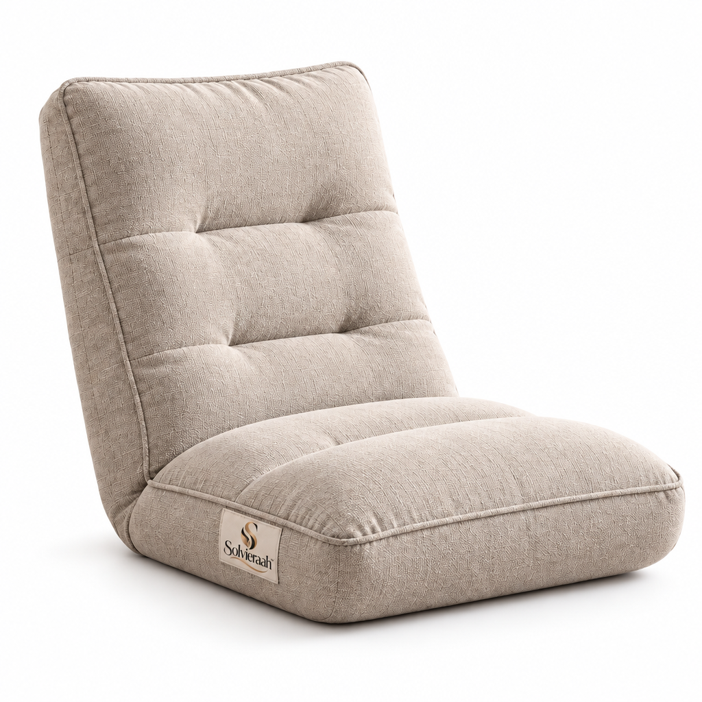 Solvieraah™ Upholstered Floor Lounge Chair — view 2